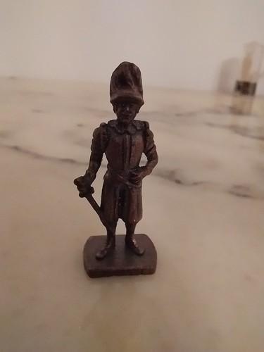 Soldatino metallo bronzato - soldatino,