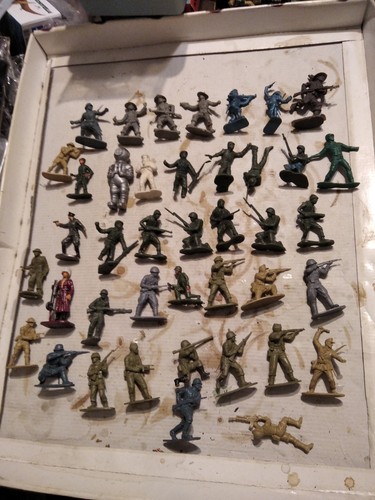 Lotto soldatini militari - lotto, 1/32